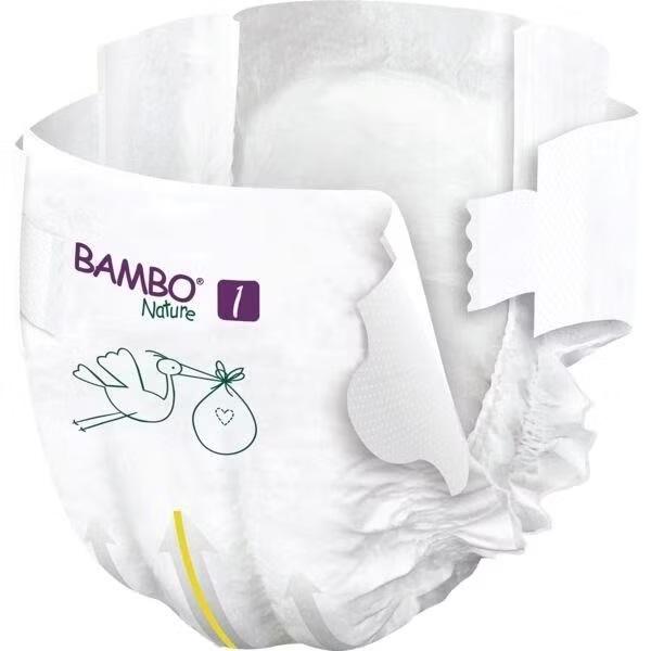 Bambo Nature Babywindel XS Gr. 1, 2 - 4 kg, 22 Stk.